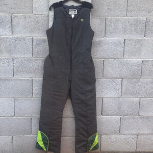 Vintage Arcticwear Ski Bib & Snowboard Snow Bib Black Green Tagged XL